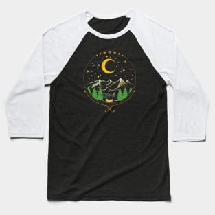 Starry Night Sky Baseball T-Shirt